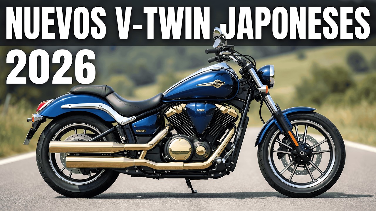 Las 7 Mejores Motocicletas Japonesas con Motor V-Twin para 2026