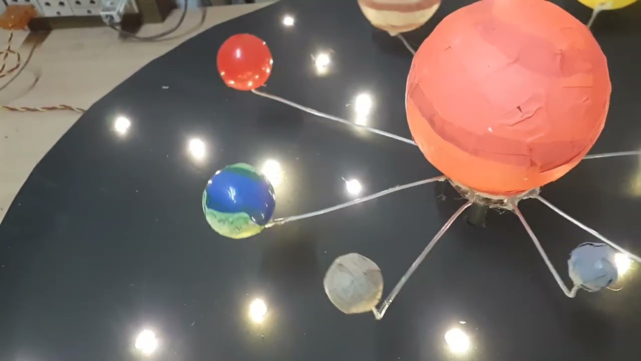 solar planet system with stars glow | science model maker hyderabad 9247436405