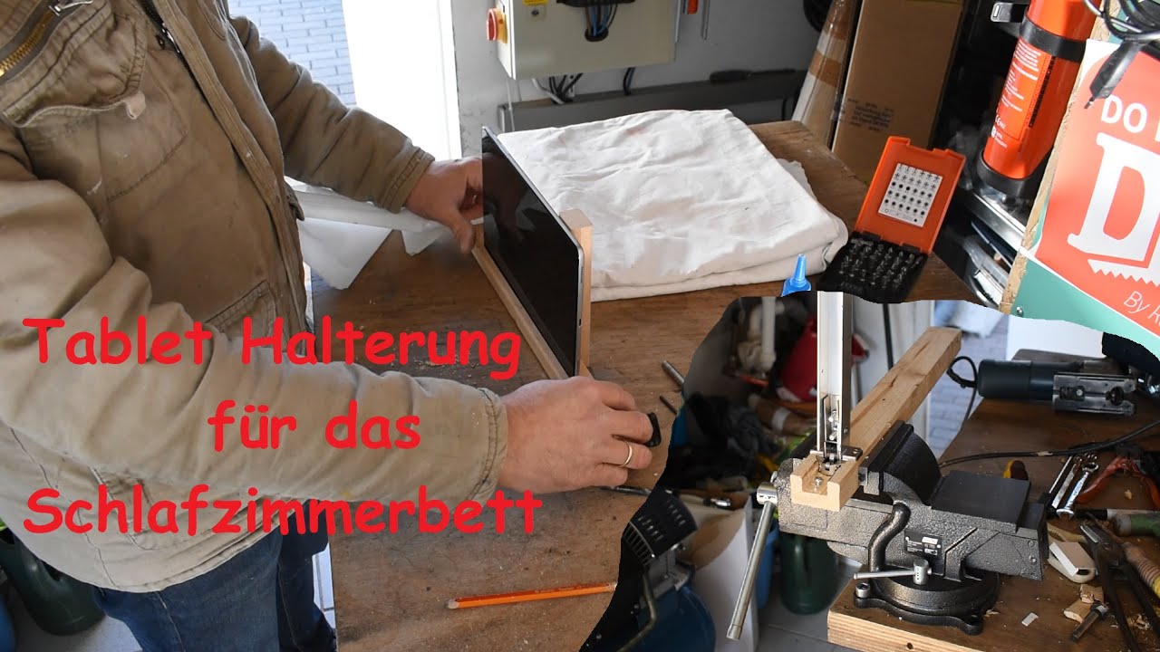 Tablet Halterung für das Schlafzimmerbett