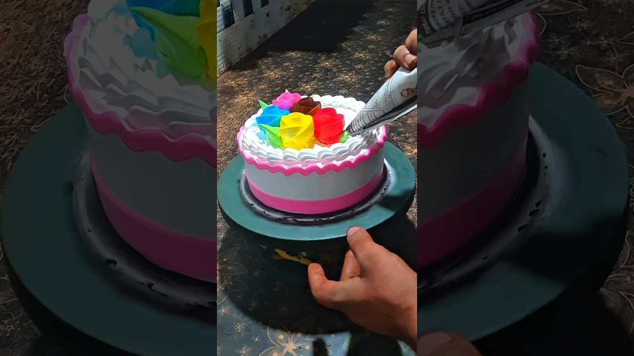 Most Beautiful Cake Design || Wonderful Cake Decoration #shorts #youtubeshorts #trending #viralvideo