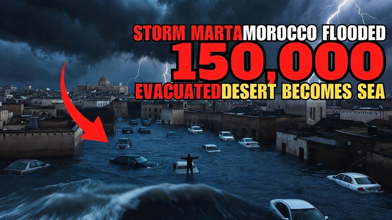 Morocco is Sinking: Storm Marta Unleashes Biblical Floods After Years of Drought!