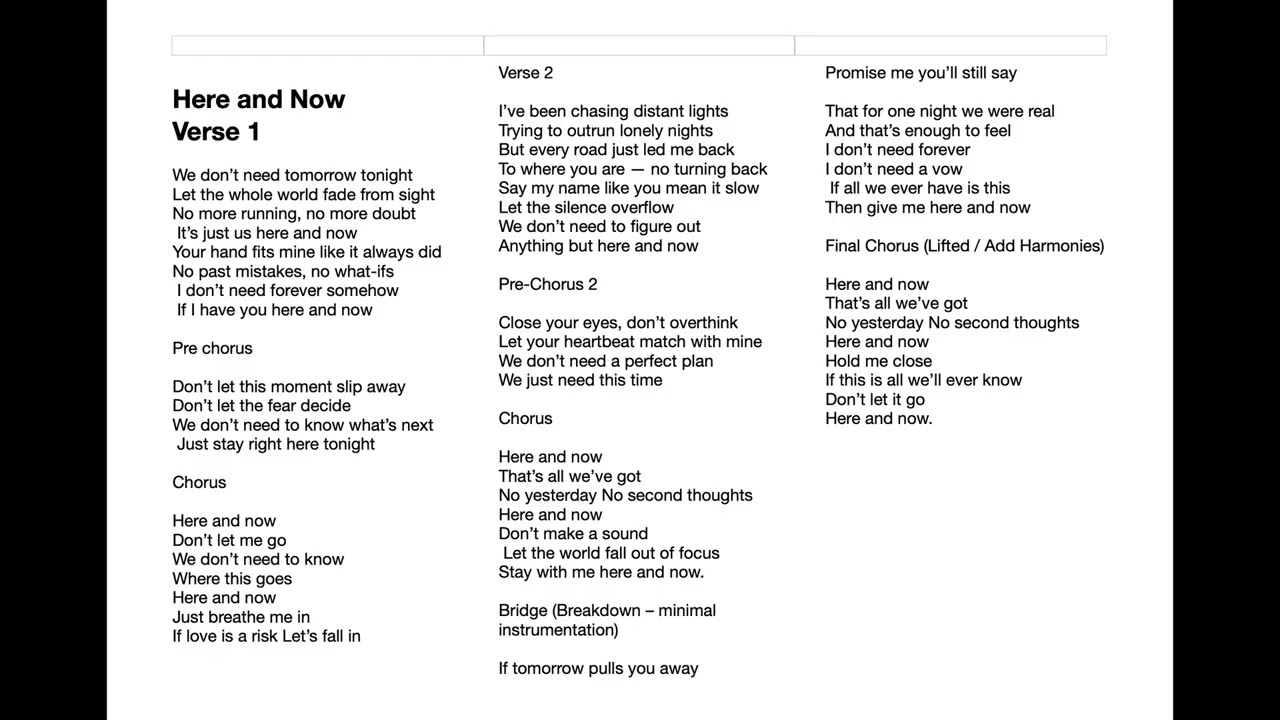 Here and now   mov