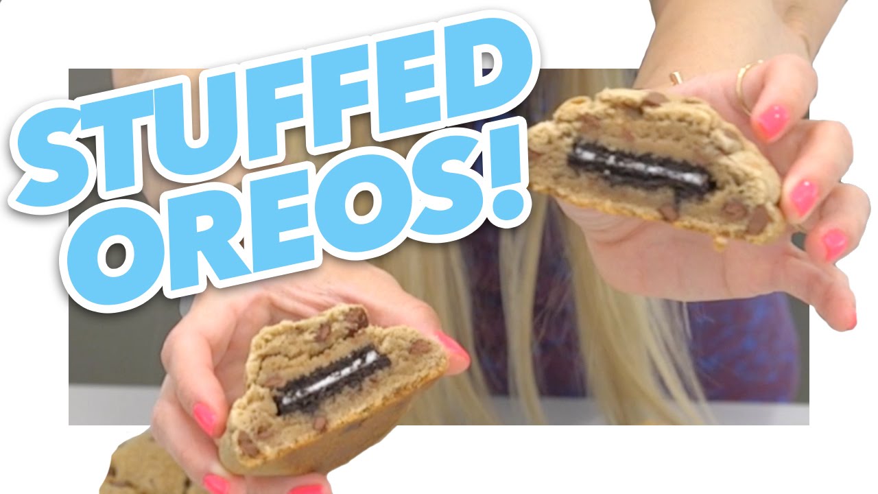 How To Make Chocolate Chip Cookies Stuffed With Oreos