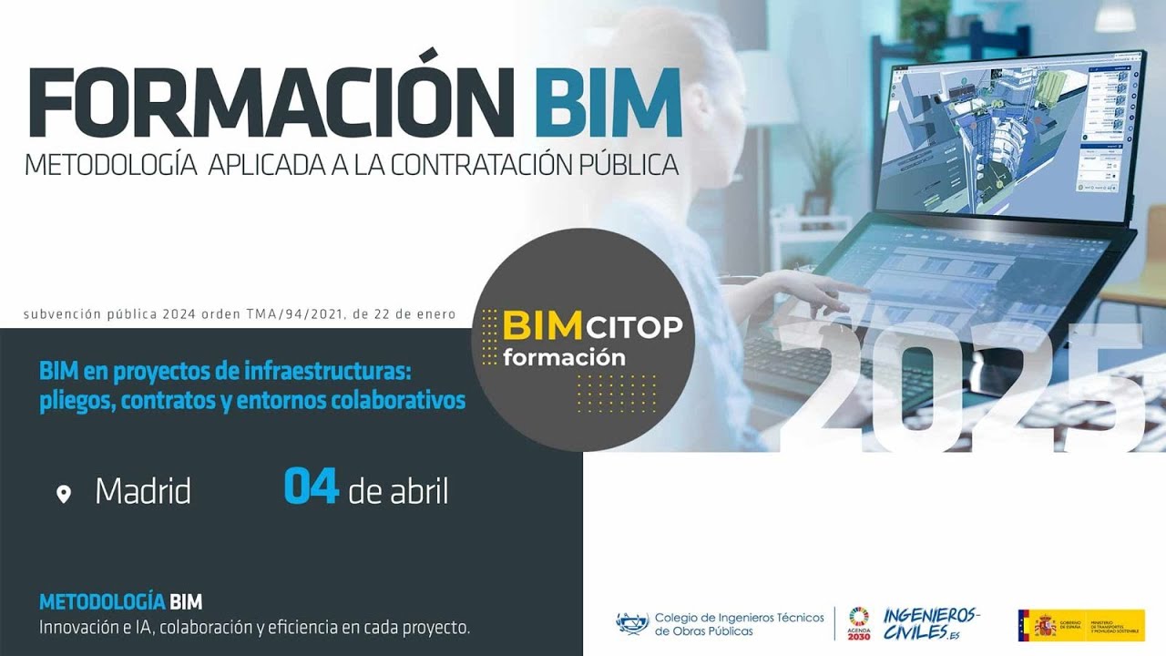 Formación BIM 2025. Metodología aplicada a la contratación pública. Jornada de Madrid (directo)