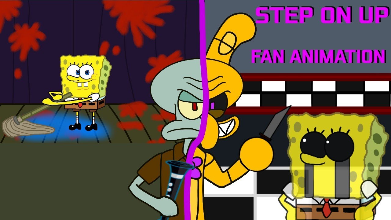 МУЗЫКАЛЬНАЯ АНИМАЦИЯ Five Nights At SpongeBob's Шаг вперёд (анимация FNAF)