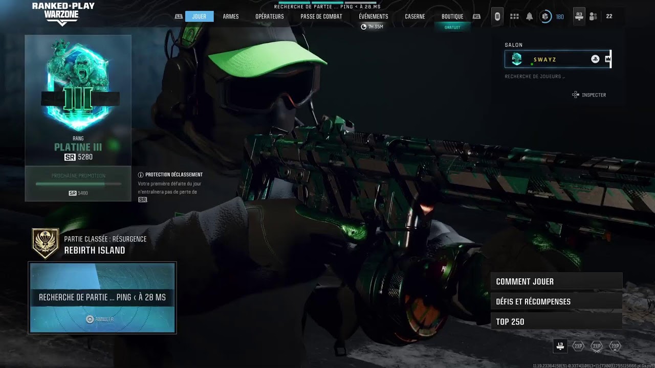 LIVE WARZONE CLASSÉ |ROAD TO DIAMANT