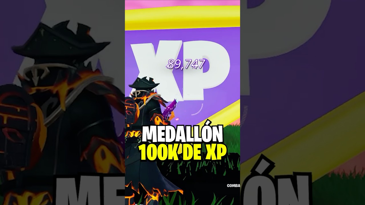 ESTE MEDALLON DA MUCHA XP! 💀😱 NUEVO MAPA XP #Fortnite #UEFN #xpglitch #xpmap