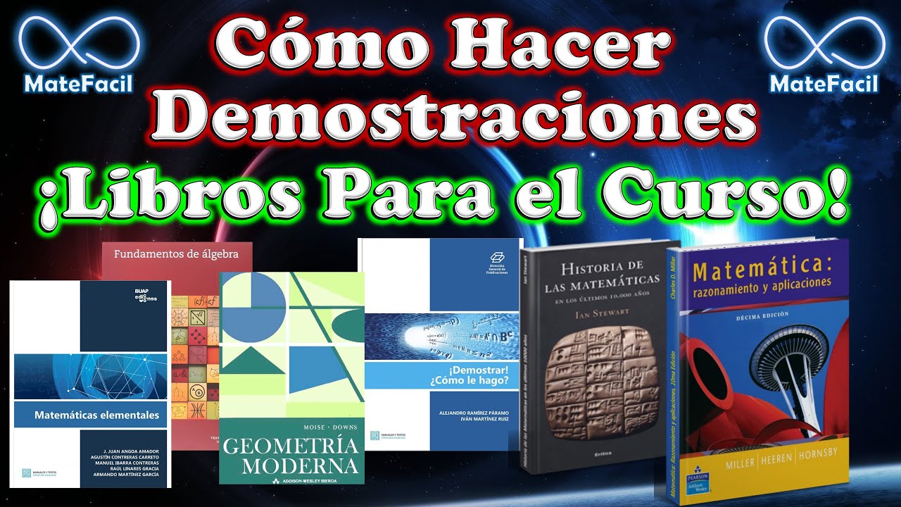 01. Curso de Demostraciones - Lista de LIBROS recomendados