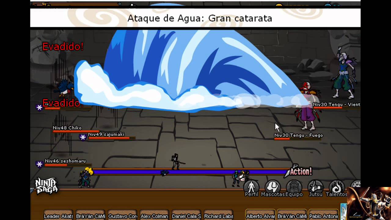 ninja saga (espa&ntilde;ol) jefes