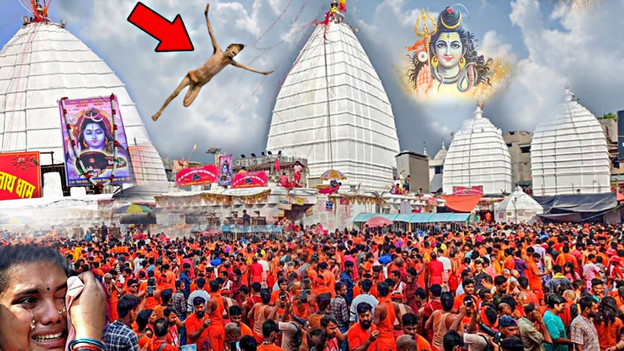 सावन में देवघर कावड यात्रा के दौरान बैजनाथ धाम में एक साधु हवा में उडने लगा, फिर जो चमत्कार हुआ सभी 