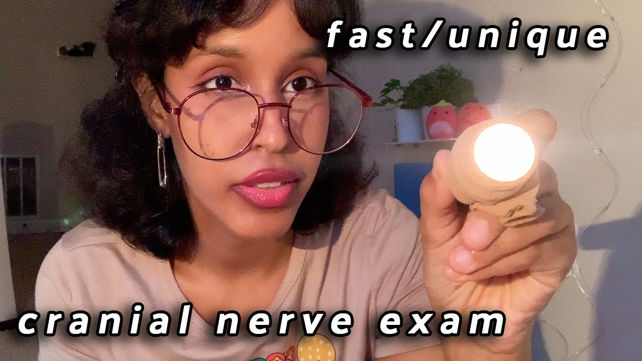 ASMR Fast And Aggressive Cranial Nerve Exam - Unique/kinda Lowfi style