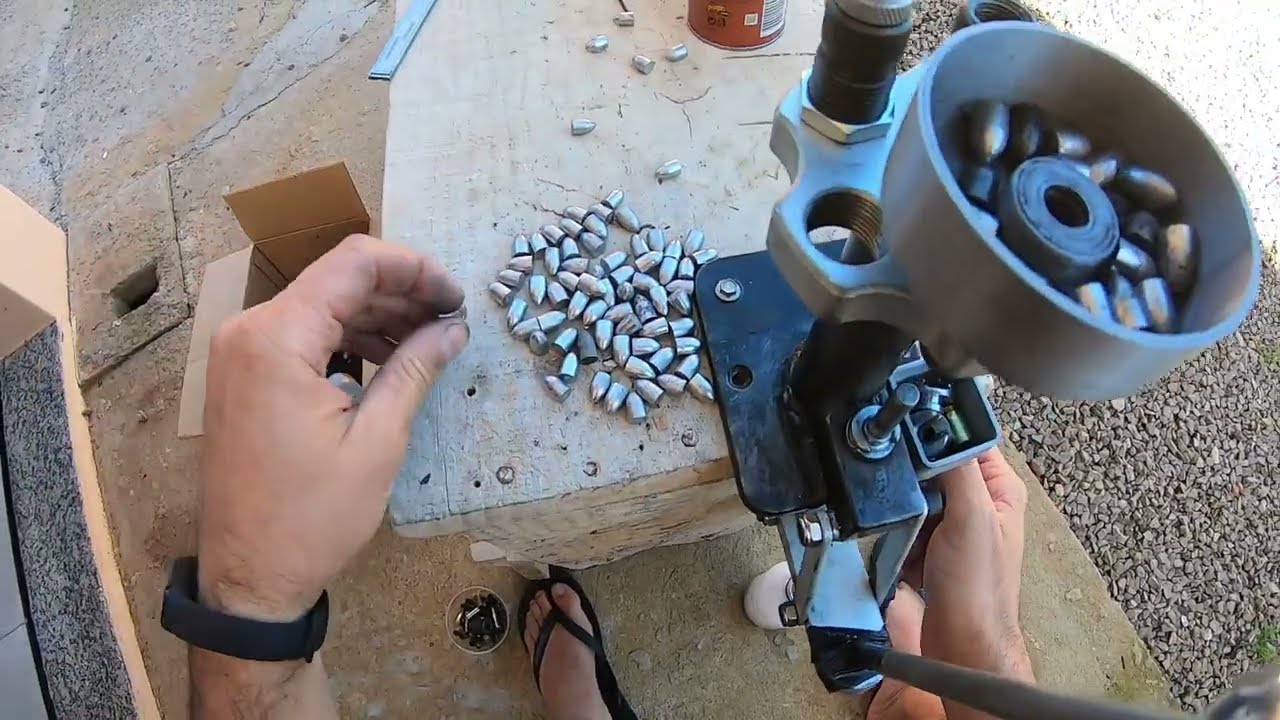 Como calibrar projéteis 9mm passo a passo