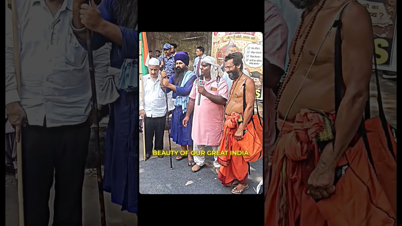 When Hindus, Muslims, and Sikhs stood together... ❤️ #Unity #India