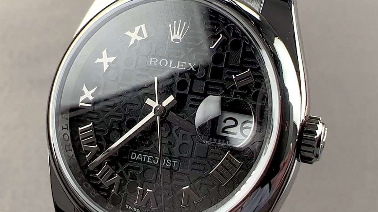 Обзор часов Rolex Datejust 36 мм Jubilee Dial 116200