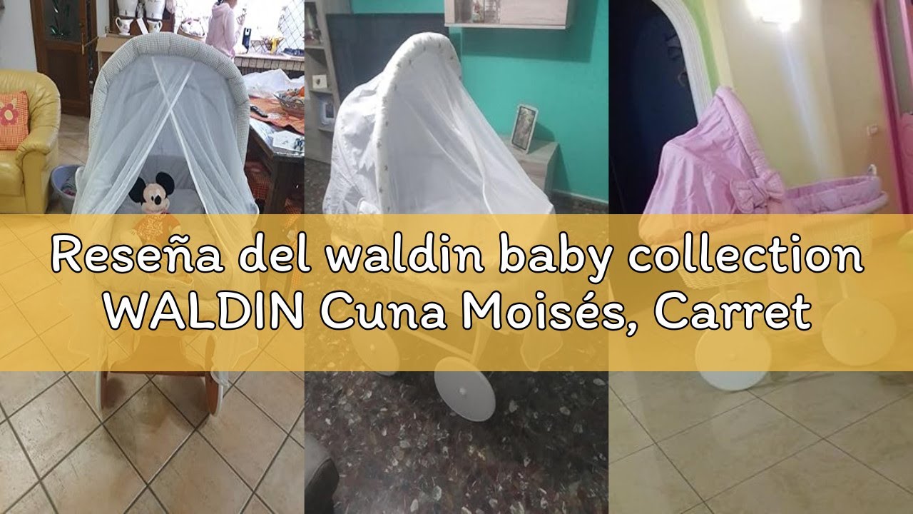 Reseña del waldin baby collection WALDIN Cuna Moisés, Carretilla portabebés XXL, 54 Modelos a Elegir