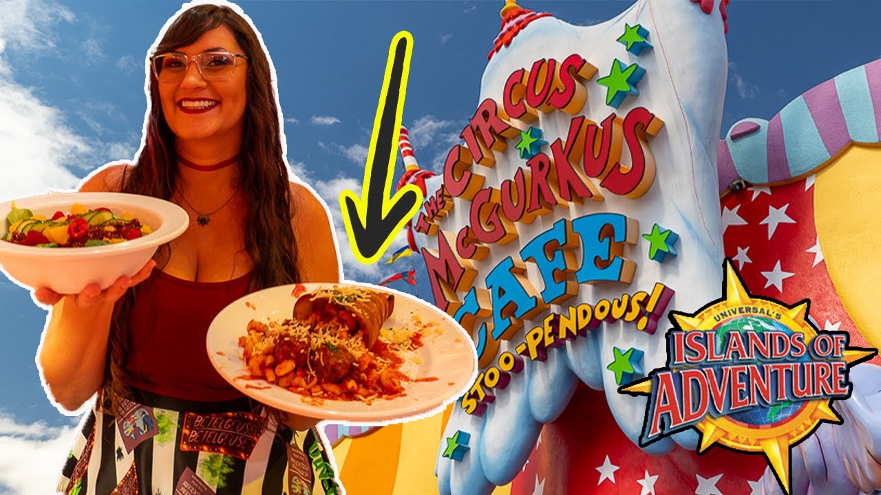 Circus McGurkus Cafe Stoo-pendous 🎪 Universal Orlando Islands of Adventure food review