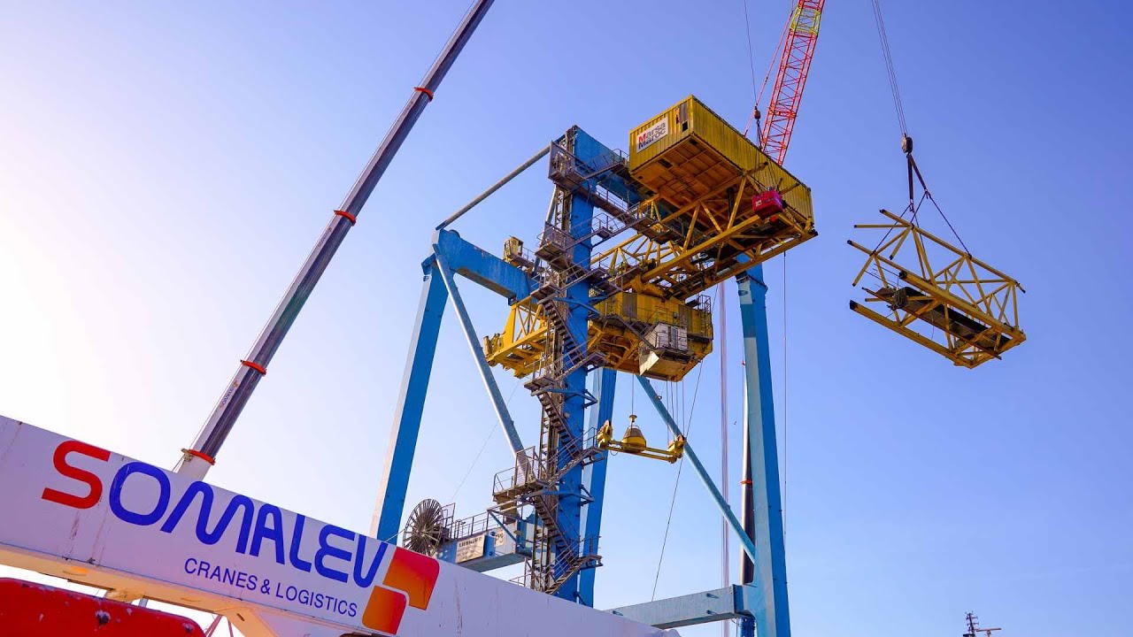 SOMALEV - DISMANTLING & DECOMMISIONNING 2 STS CRANES
