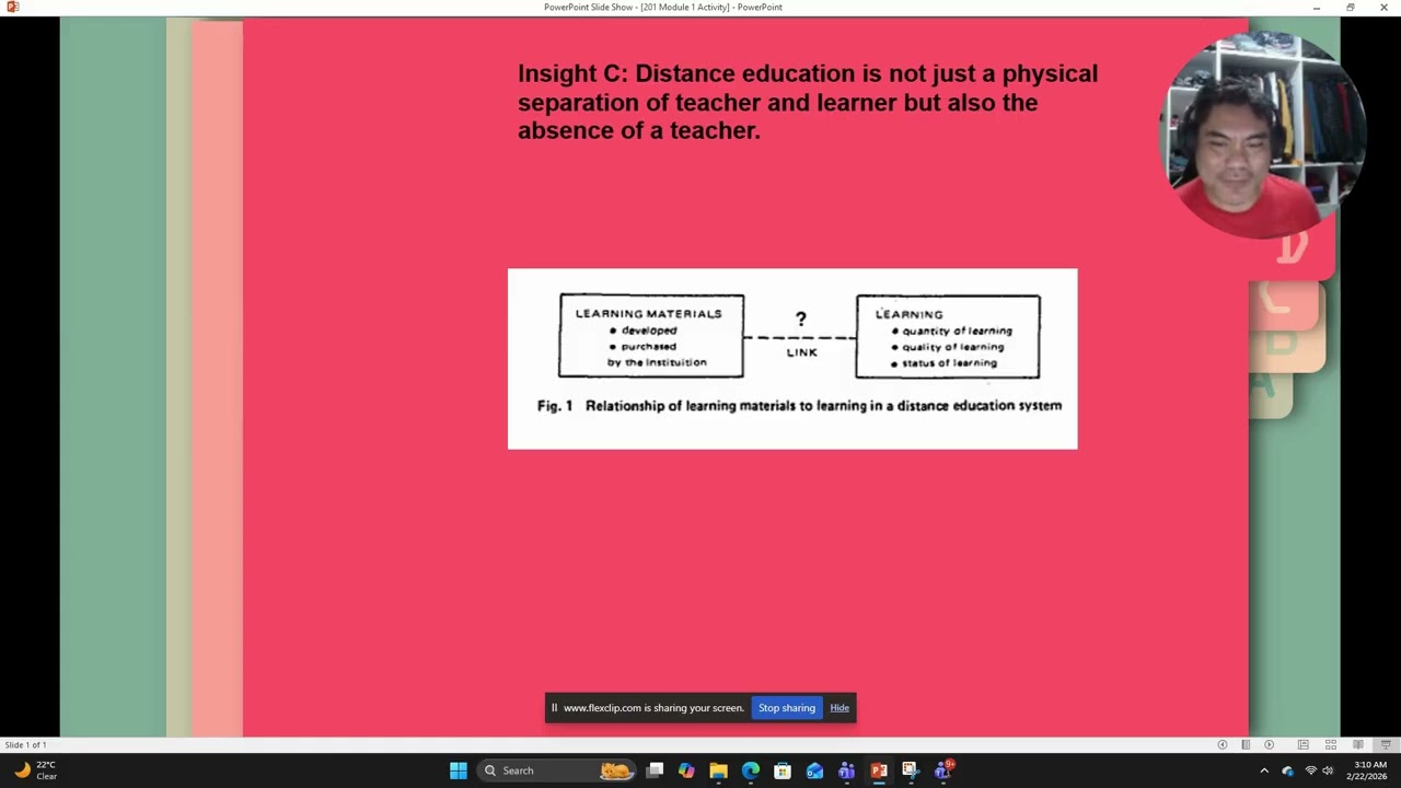 Insights on the evolving definition of Distance Education.