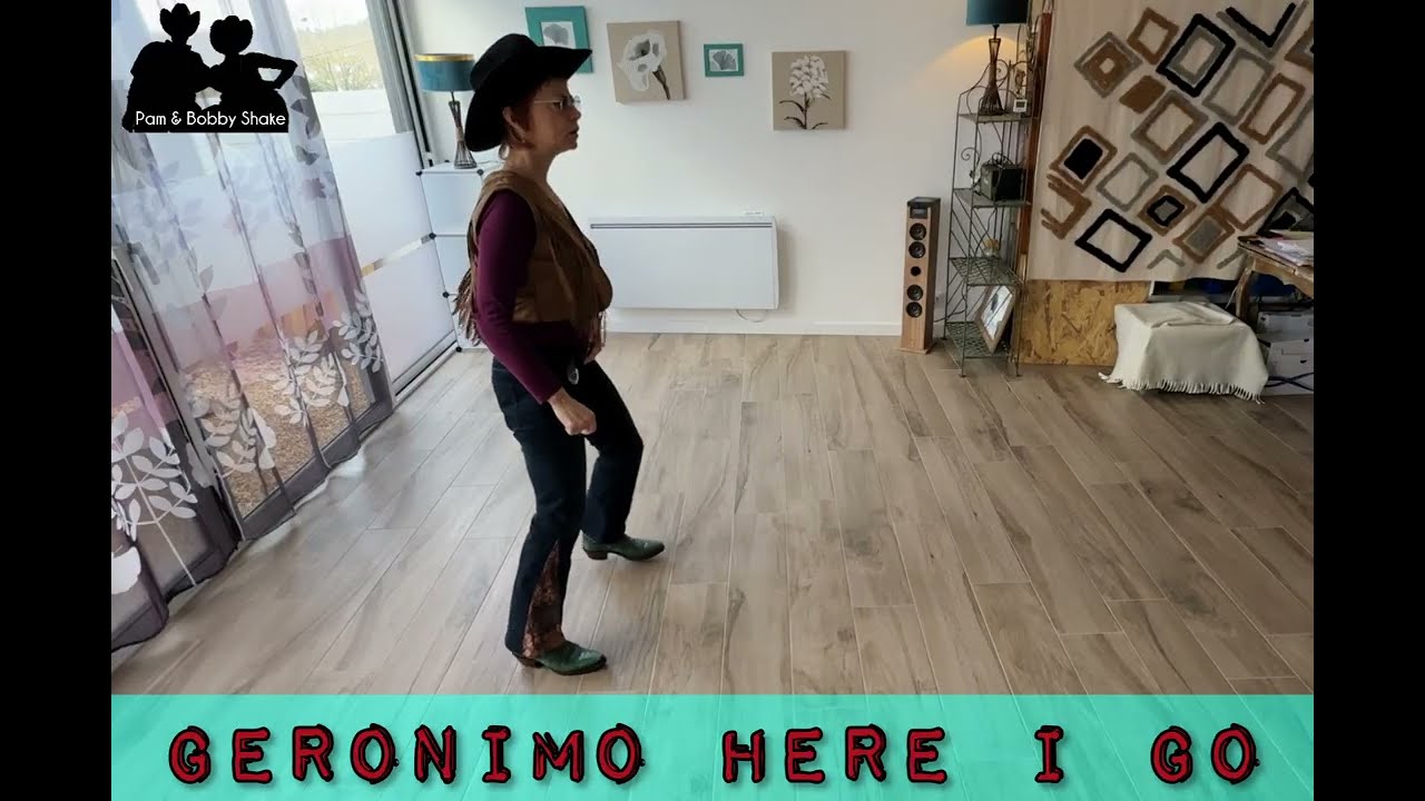 Geronimo Here I go - country line dance 