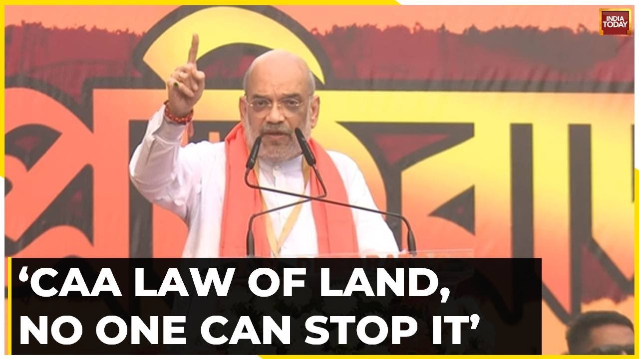 CAA Is Law Of The Land, No One Can Stop It: Amit Shah Dismisses Mamata Banerjees Objections On CAA