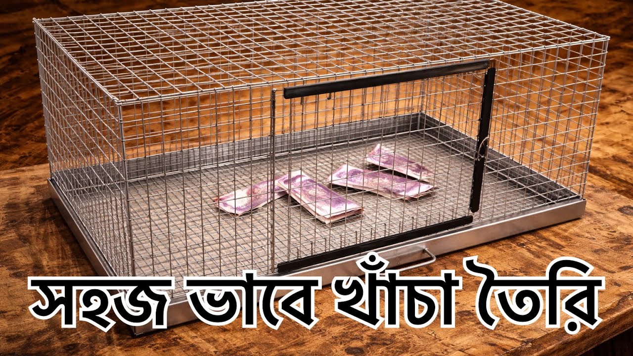 সহজ ভাবে খাঁচা তৈরি 