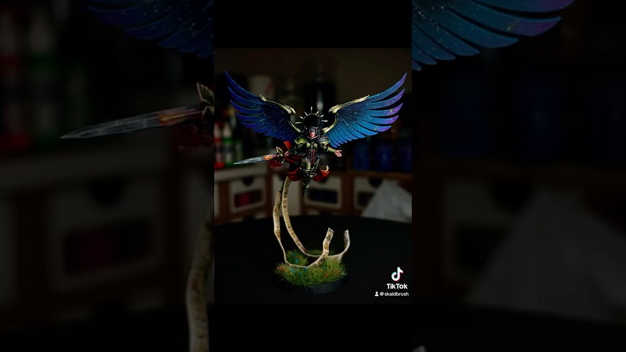 Painting Celestine with new H&S Infinity 2024 #warhammer40k #minipainting #airbrush #painting
