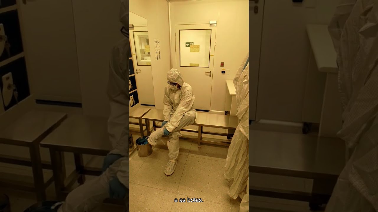 Cleanroom - Procedimentos adequados para entrar na sala limpa.