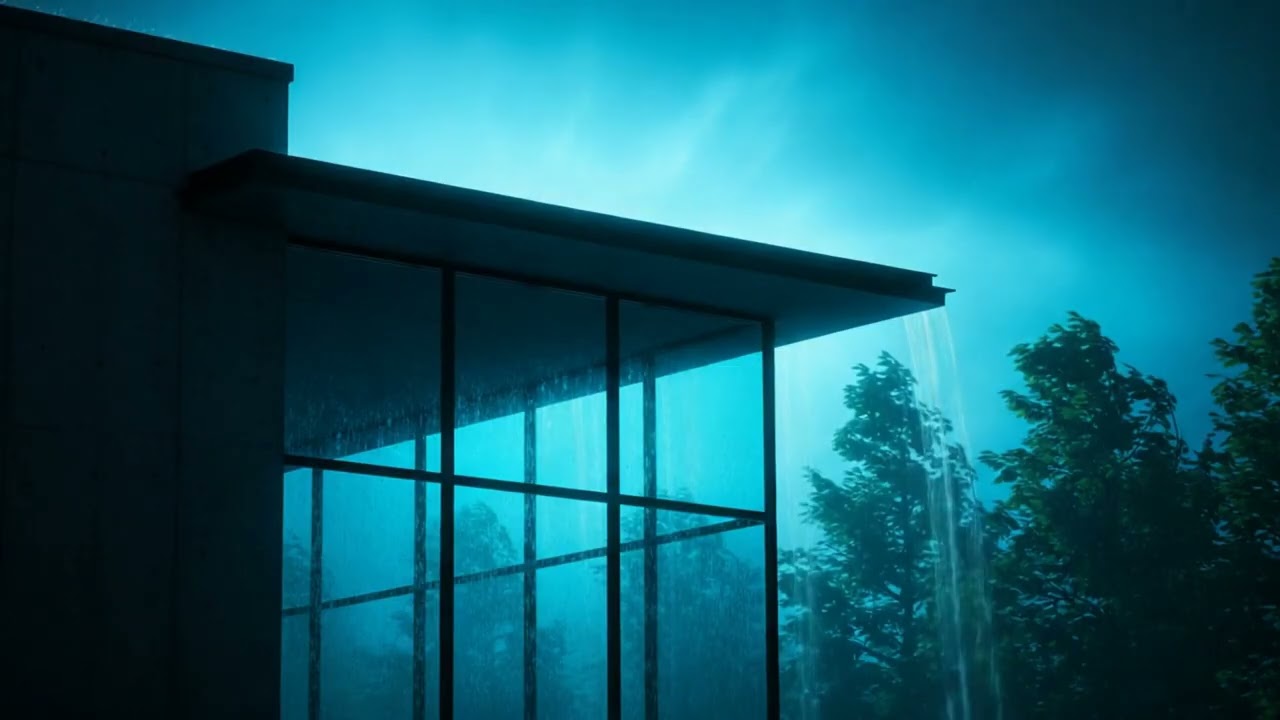 Soothing Thunderstorm Rainfall – Natural Sounds for Rejuvenation