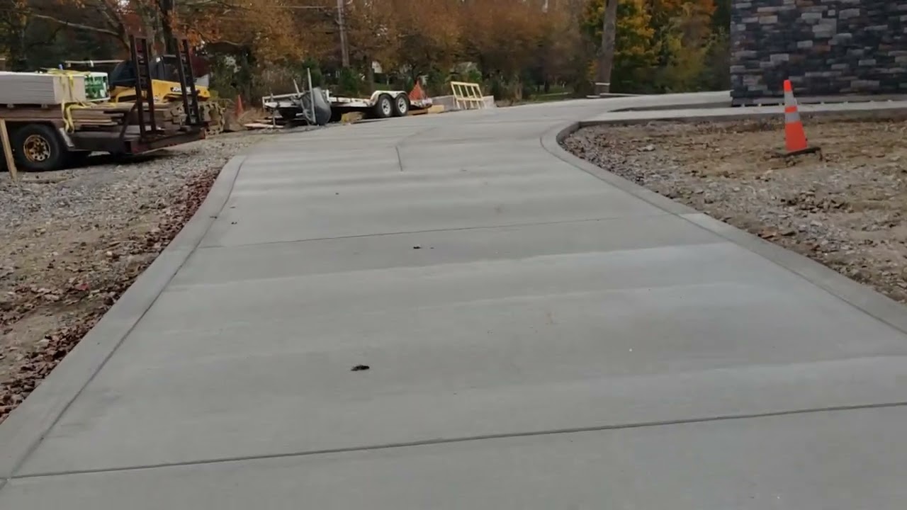 Cohen-Witt finished driveway.