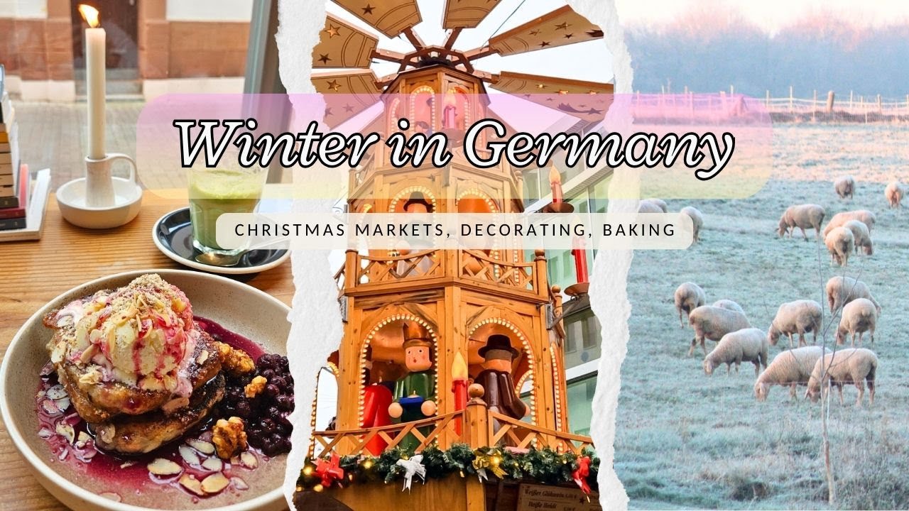 ГЕРМАНИЯ | Кафе, снег, рождественские ярмарки 🍁От осени к зиме ❄️