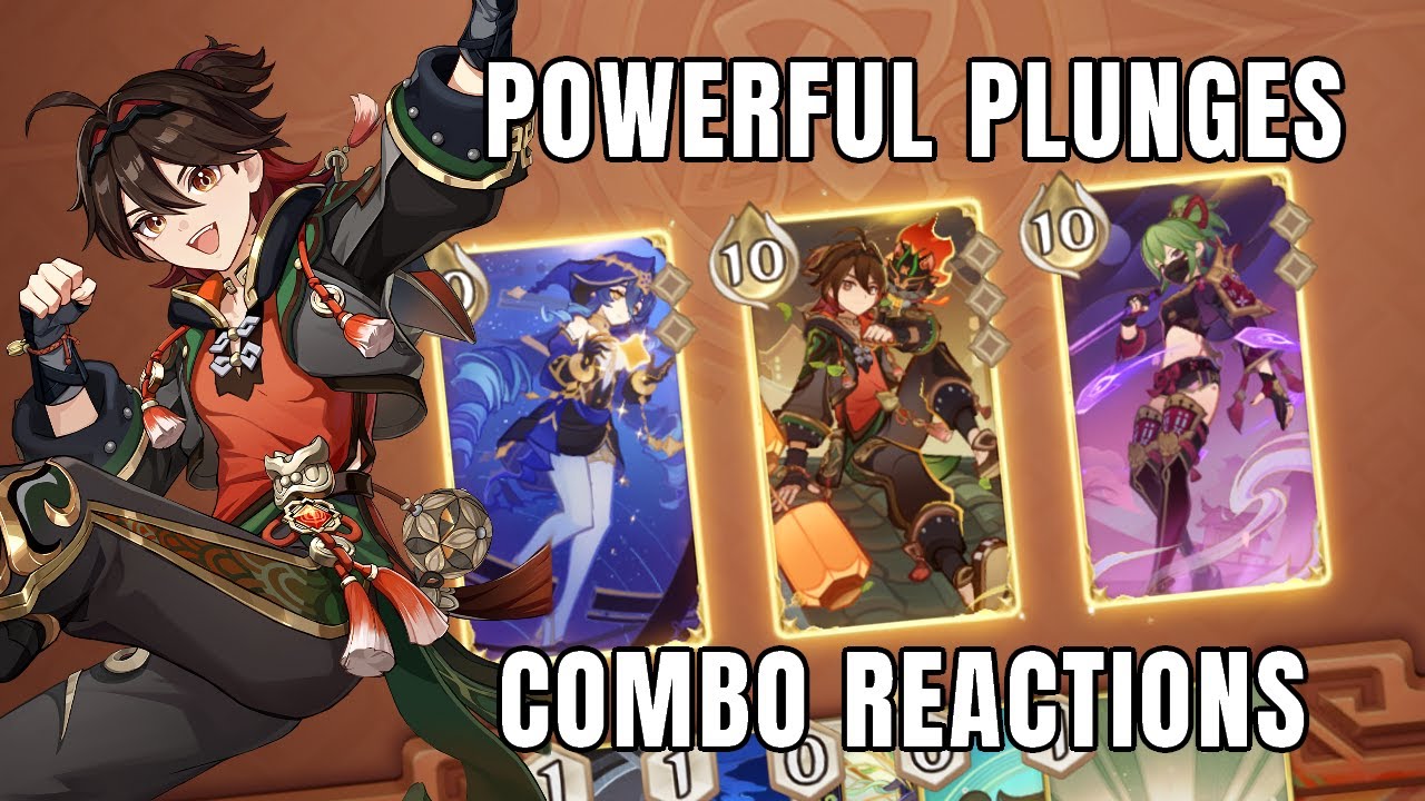 Gaming Does INSANE Damage With His Plunges And Constant Reactions! | Genshin TCG