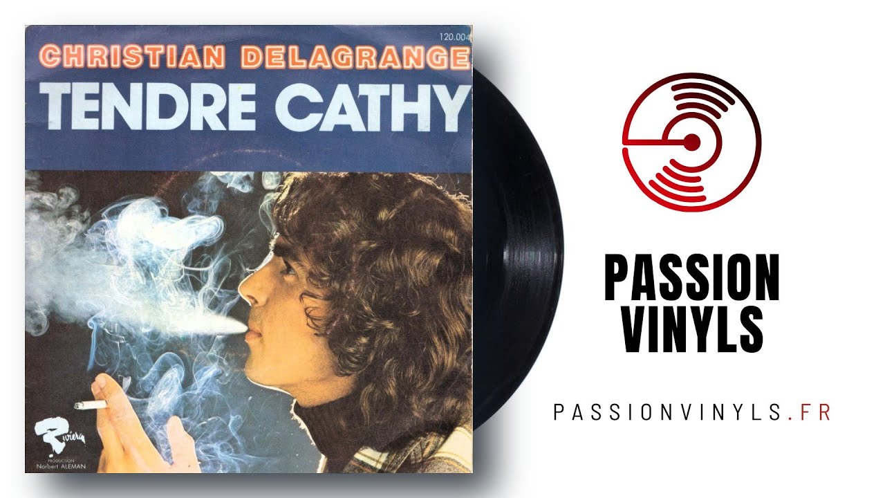 Christian Delagrange - 1974 - Tendre Cathy - (Vinyl 45 Tours)