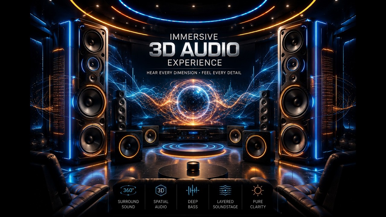 Immersive 3D Audio Experience | Speaker & Subwoofer Testing | Emotional & Epic Melodies