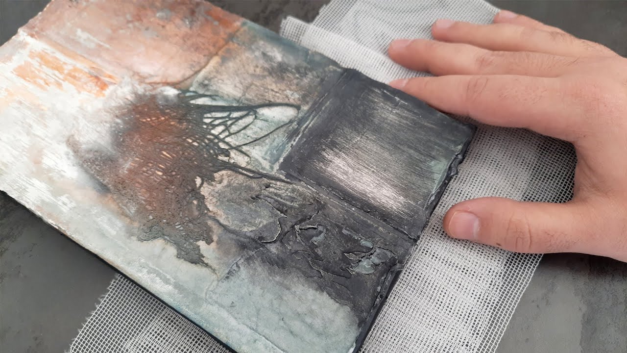 Abstract Painting Demo /easy DİY Acrylic painting / Art Therapy / palette knife /art lover /relaxing