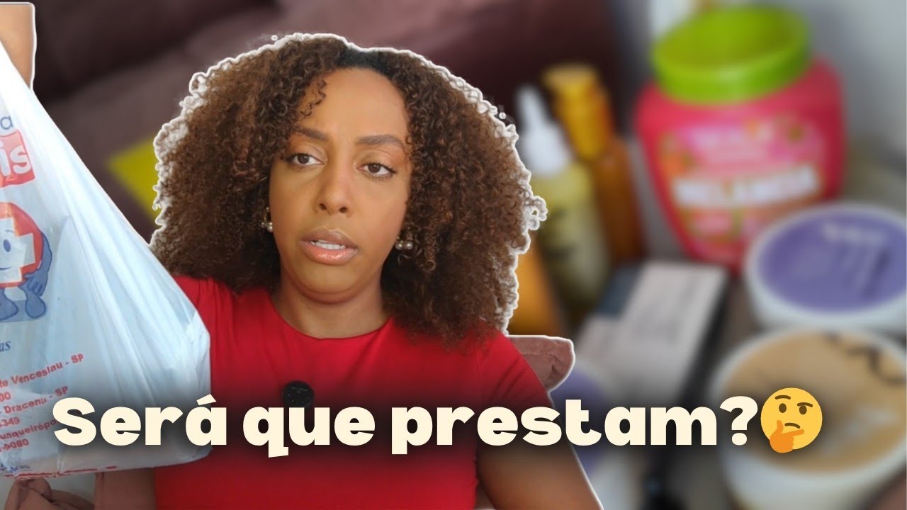 Comprinhas capilares para cabelo cacheado | tudo que eu comprei 🛍️