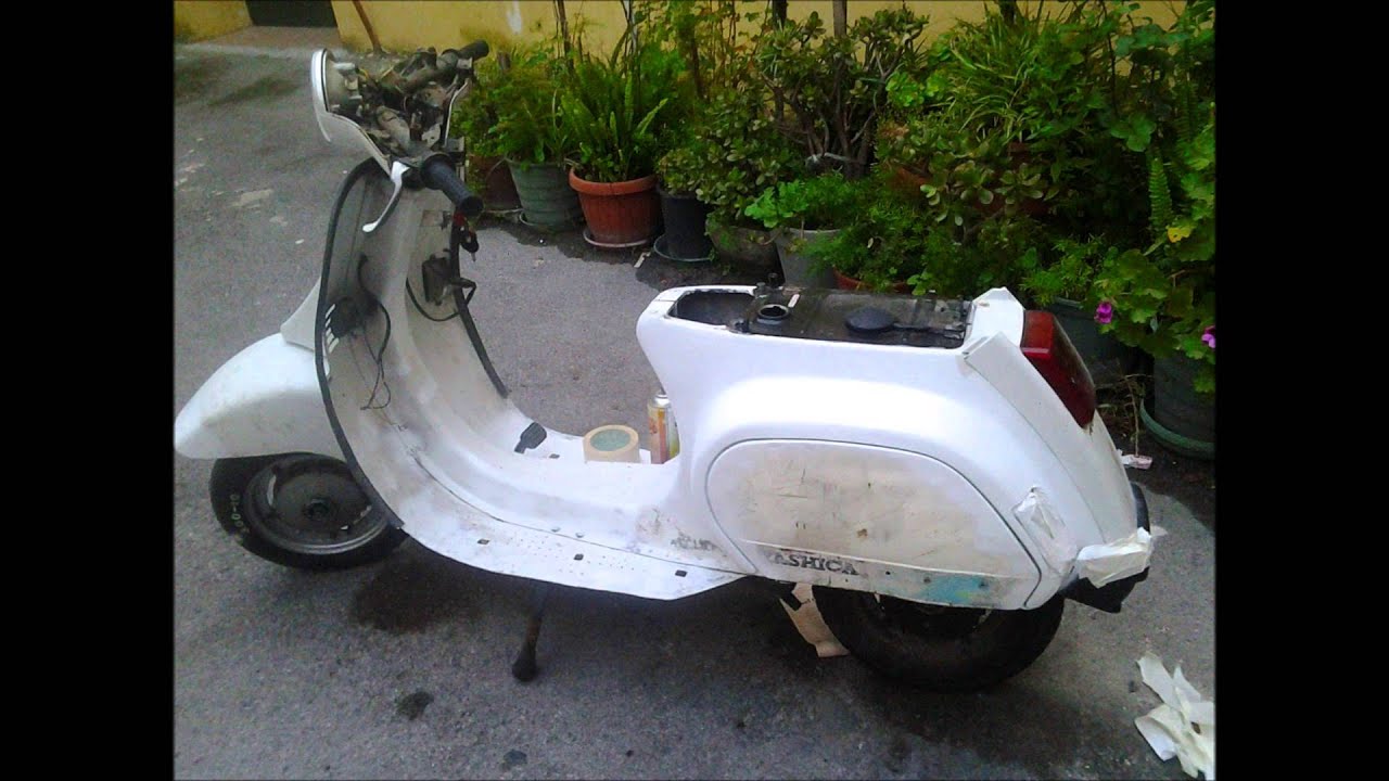 restauro vespa 50 hp