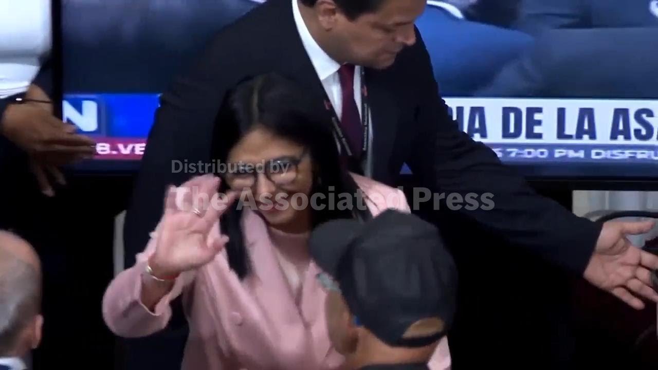 Delcy Rodr&iacute;guez becomes Venezuela's interim president after Maduro's ouster
