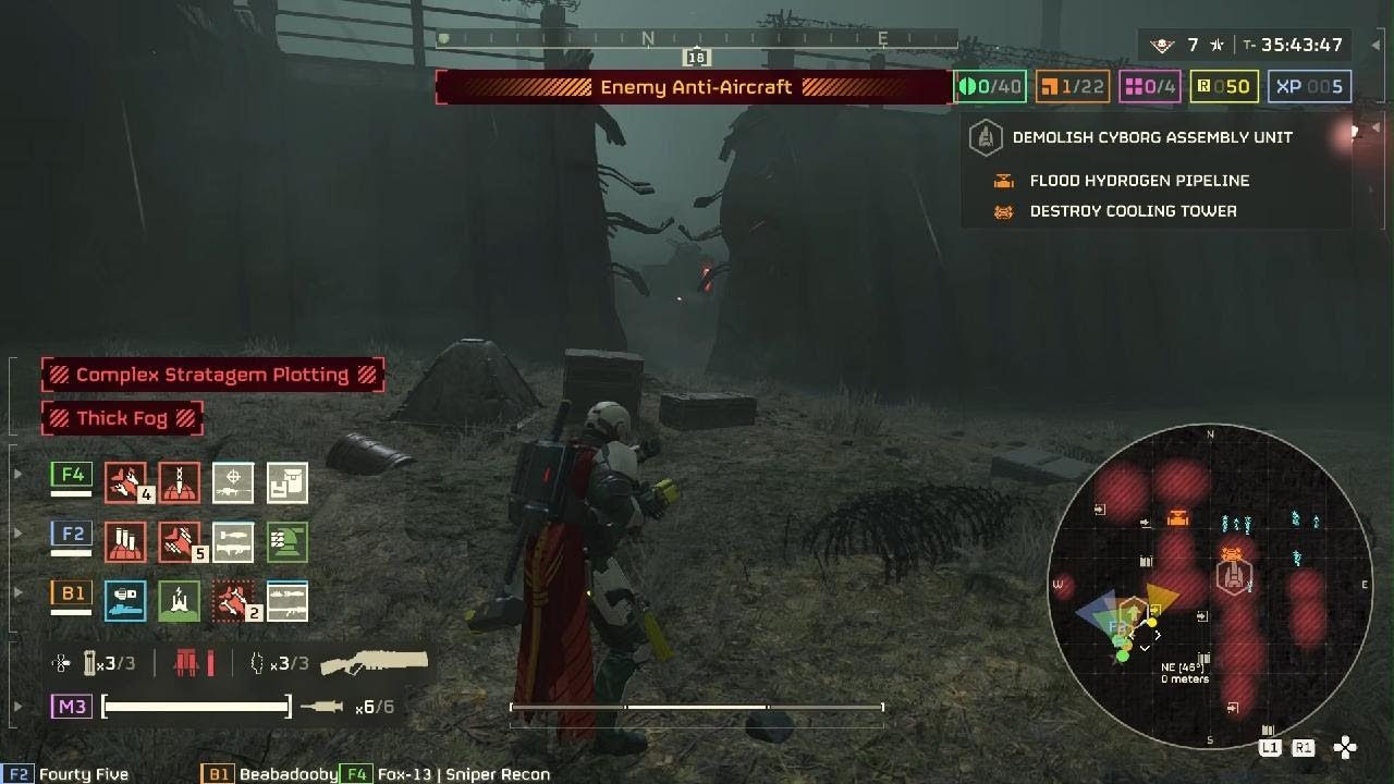 Somehow fighting mega factories early in Helldivers 2