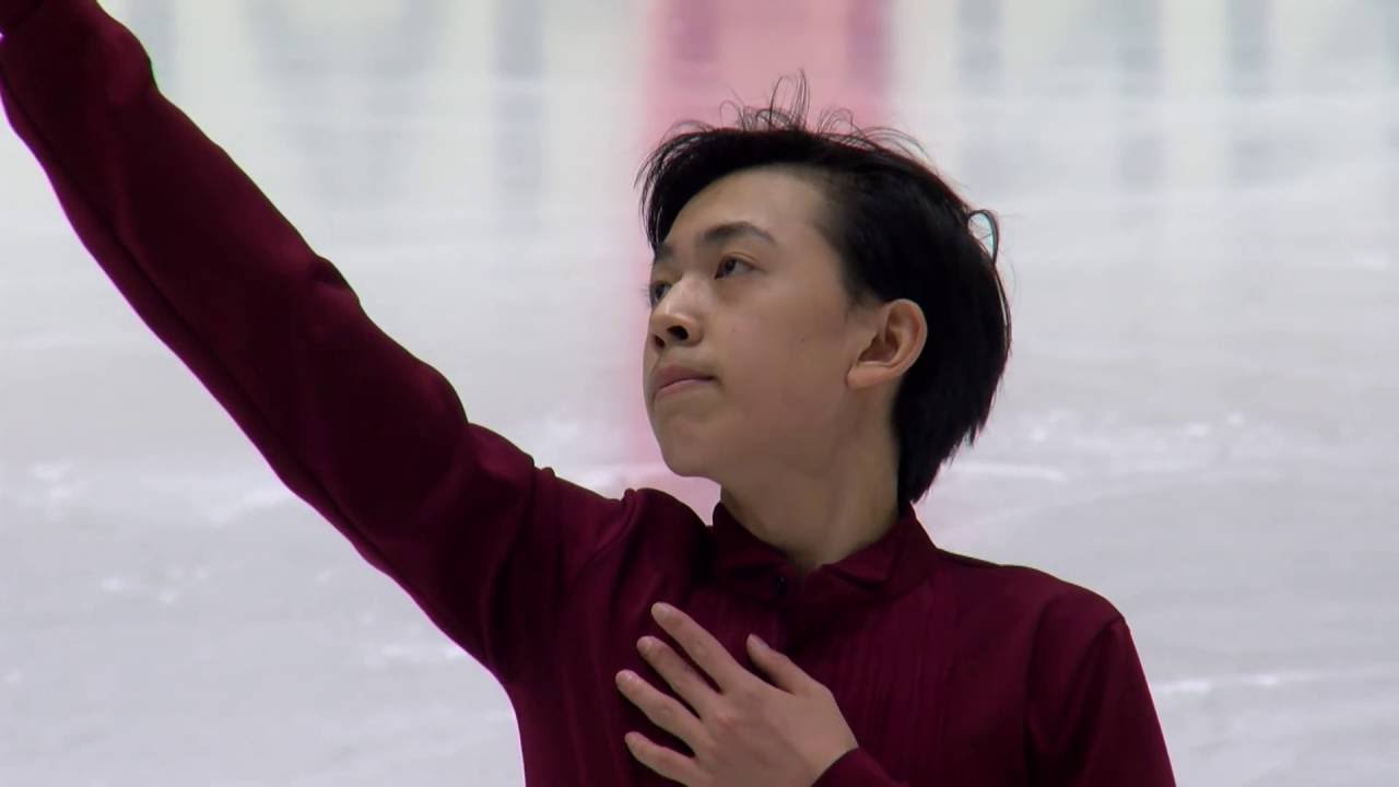 2016 ISU Junior Grand Prix - Tallinn - Men Short Program - Vincent ZHOU USA