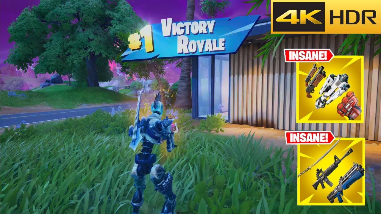 Fortnite Battle Royale ( Zero Build) 4k 60fps gameplay (Fortnite chapter 7 )