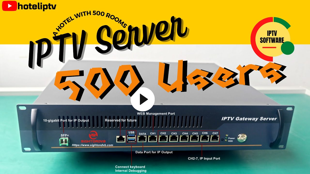 The Video of IPTV Server for Hotel