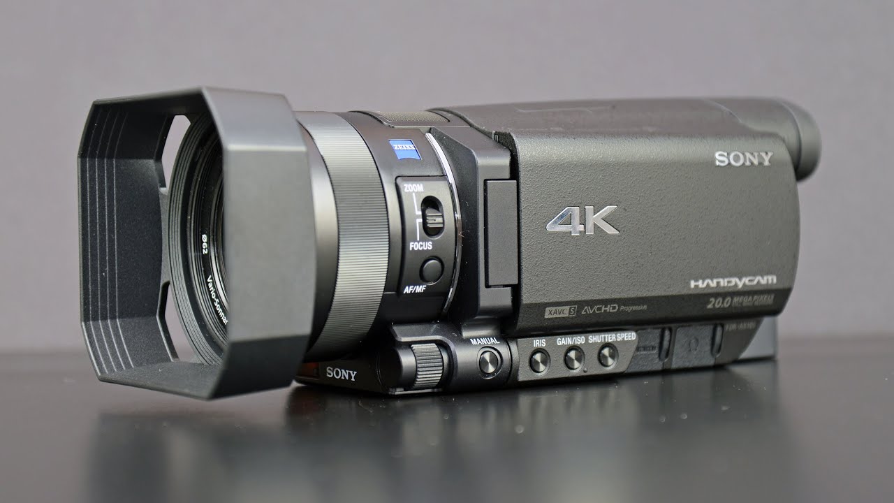 Sony 4K Handycam (FDR-AX100): Unboxing & Overview