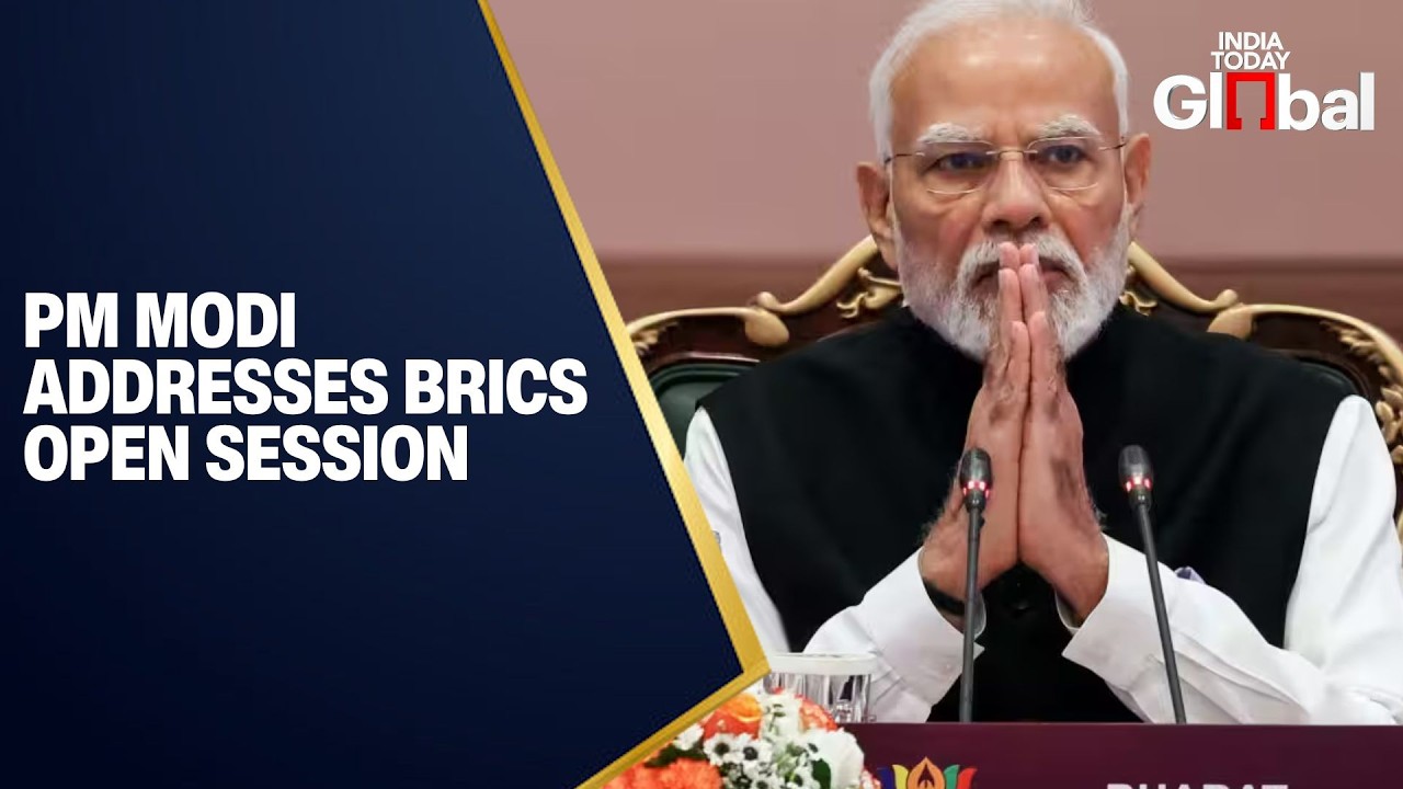 LIVE: PM Modi Speaks At BRICS Open Session | Global Growth In Focus