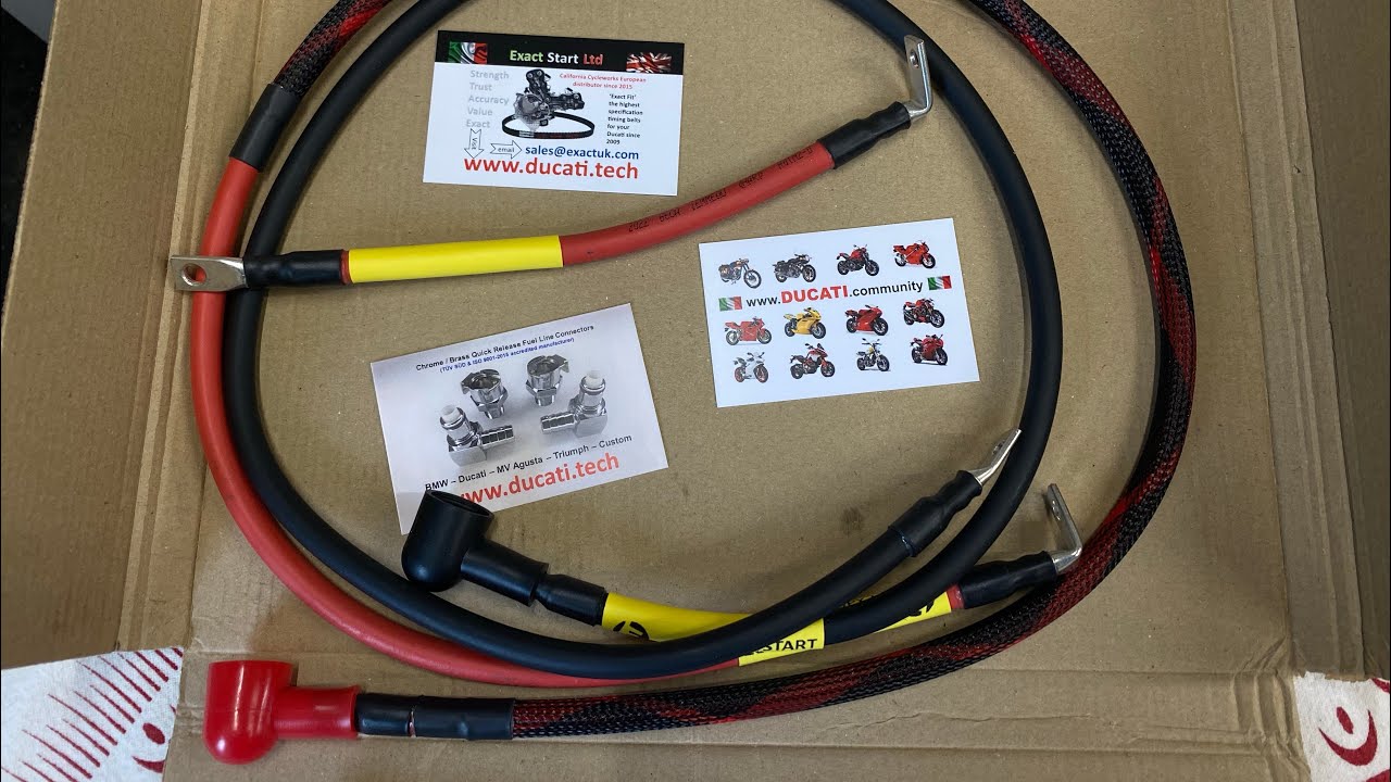 Ducati Scrambler (Starter cable upgrade)