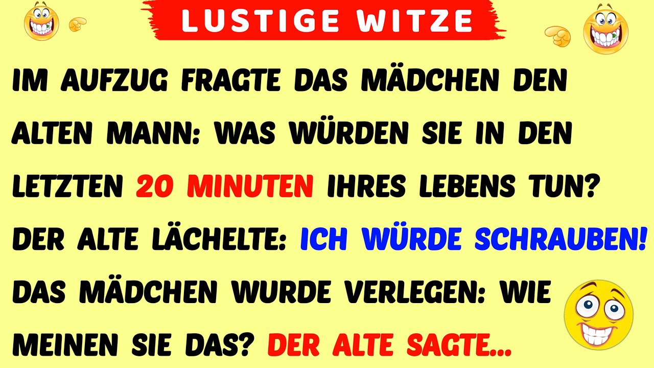 Bester Witz Des Tages! - Blondes Mädchen im Aufzug mit altem Mann gefangen…| Täglich Witzige Videos