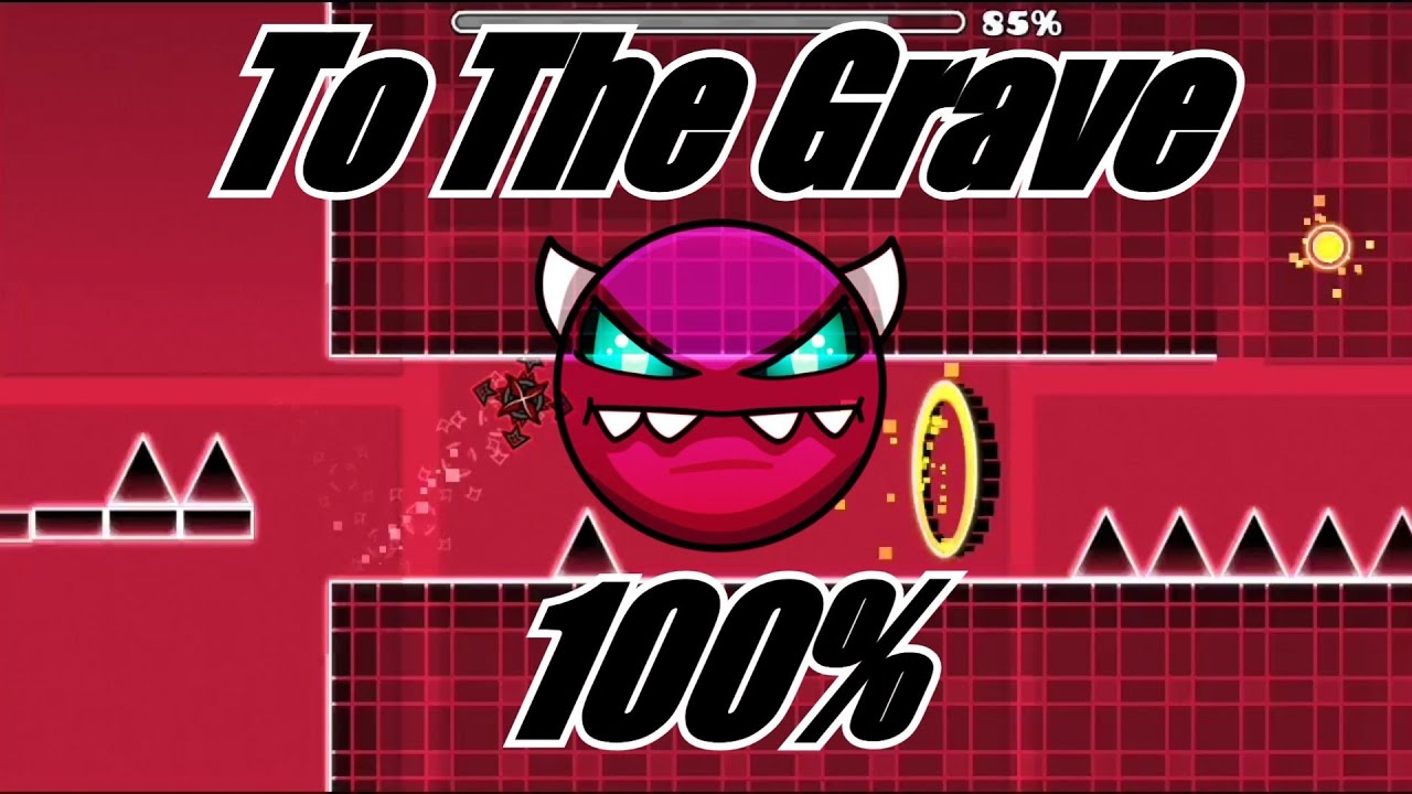 [mobile] To The Grave 100%! Medium Demon! Geometry Dash!