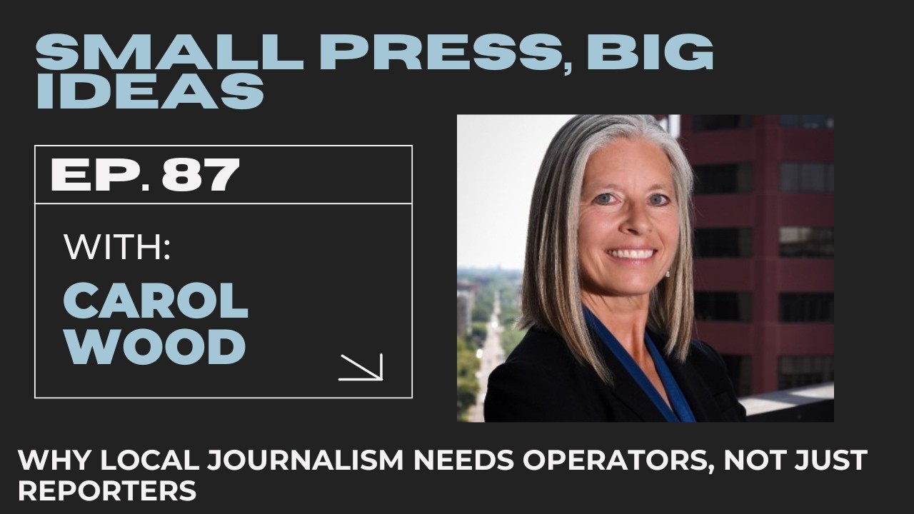 Why local journalism needs operators, not just reporters