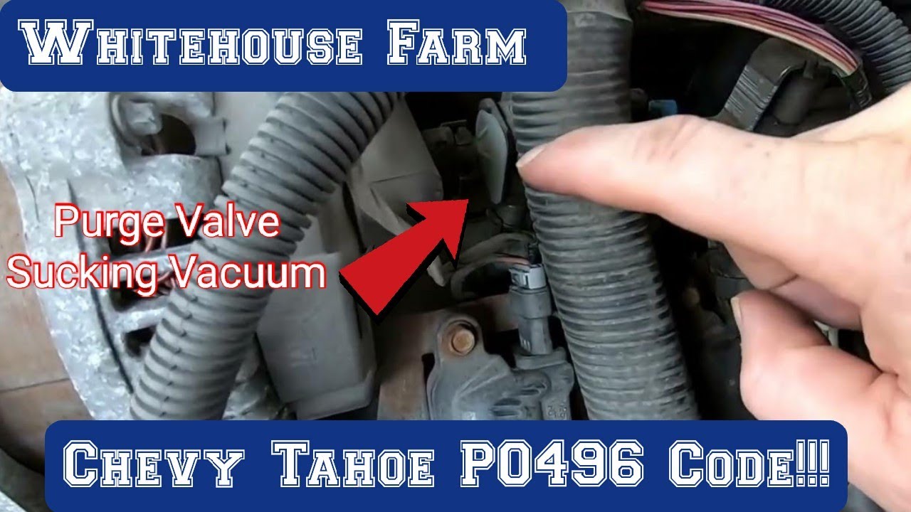 Chevy Tahoe P0496 Code! (How To Test For Bad Solenoid)