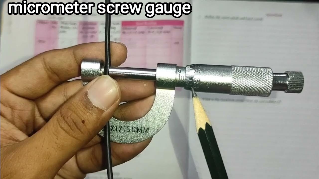 use of micrometer screw gauge 11th physics practical #11thphysics @a2zpractical991  #class11th