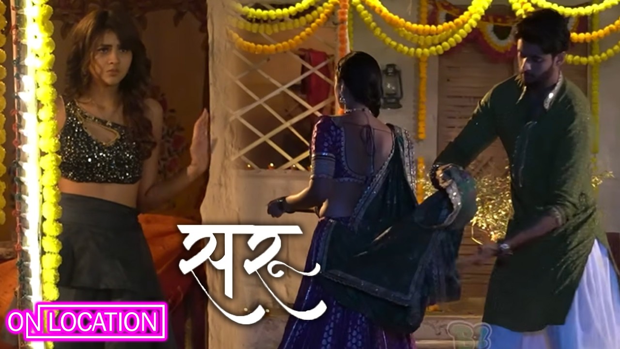 Saru |  Ved ने बचाया Saru की जान Anika को हुई जलन। | On Location | Zee TV 
